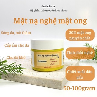 Mặt nạ nghệ mật ong Honey Turmeric Mask thetiaoherbs