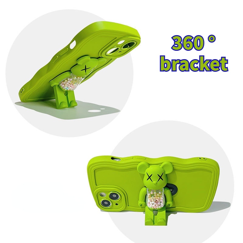 Ốp Điện Thoại TPU Có Giá Đỡ Hình Gấu Cho Vivo V2026 V2027 V2052 V2029 V2032 V2038 V2033 V2042 V2043 V2048 V2054 V2037 V2065 Phù Hợp