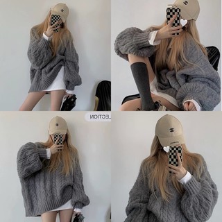 Áo len vặn thừng kiểu hàn quốc