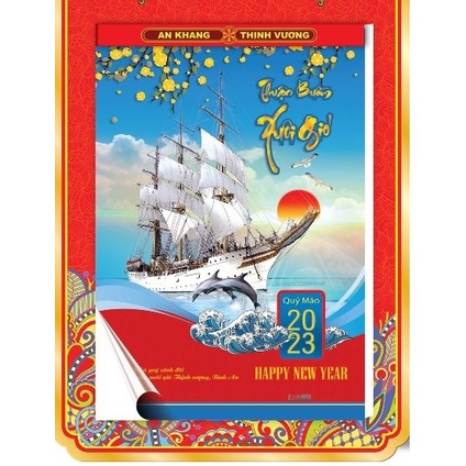 Lịch Bloc Siêu Đại 2023 - AH-07 Thuận Buồm Xuôi Gió