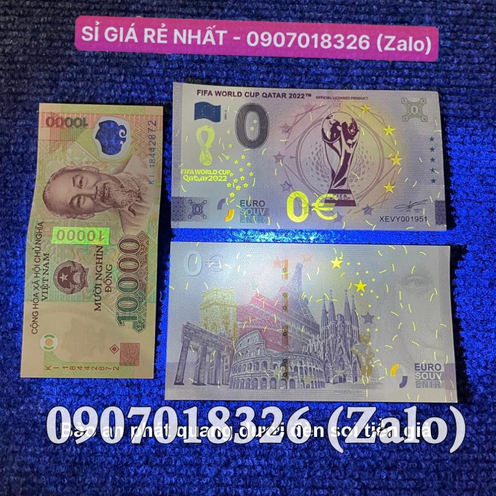Tiền kỷ niệm Worlld Cup 2022 mệnh giá 0 Euro cực độc làm quà tặng chất VIP