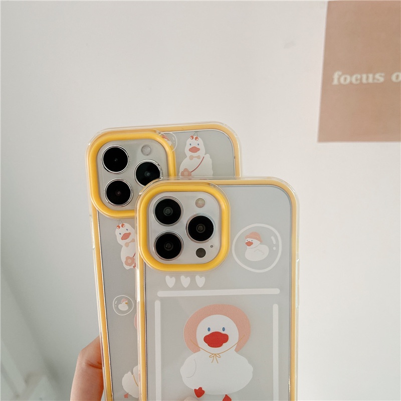 Ốp Điện Thoại Hình Vịt 3 Trong 1 Cho Vivo Y15S Y15a Y12 Y15 Y17 Y20 Y20i Y20s Y12s Y21 Y21s Y21T Y33s Y50 Y30 Y30i