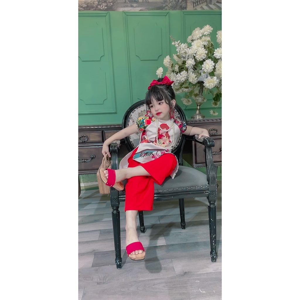 Áo dài KEM Boutique cô gái hiện đại kèm quần