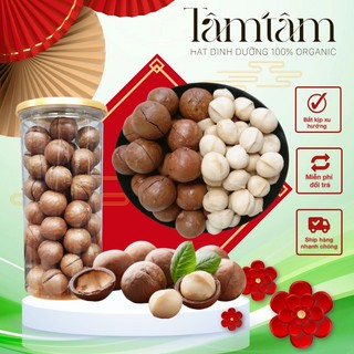 500gram hạt macca nứt vỏ đăklăk đã rang sấy tốt cho bà bầu giữ trọn dinh dưỡng hạt