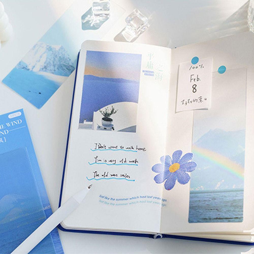 Augustina Phụ Kiện Đánh Dấu Trang Sách Ghi Chú Trong Mờ Dòng Sản Phẩm Văn Phòng Phẩm Trang Trí Hình Ngôi Sao Biển