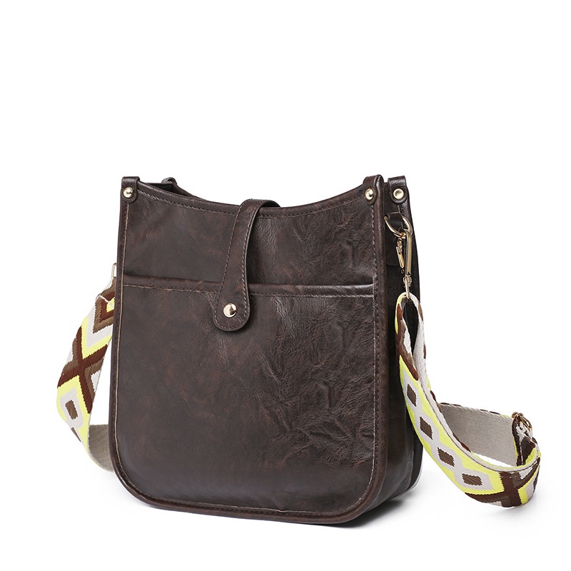 Ielgy Túi Đeo Chéo Dây Bản Rộng Đa Năng Cho Nữ