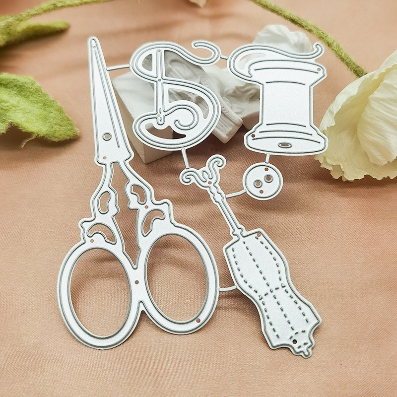 Bộ Khuôn Cắt Hình In Nổi Bằng Kim Loại Dùng Làm Thiệp Chúc Mừng diy