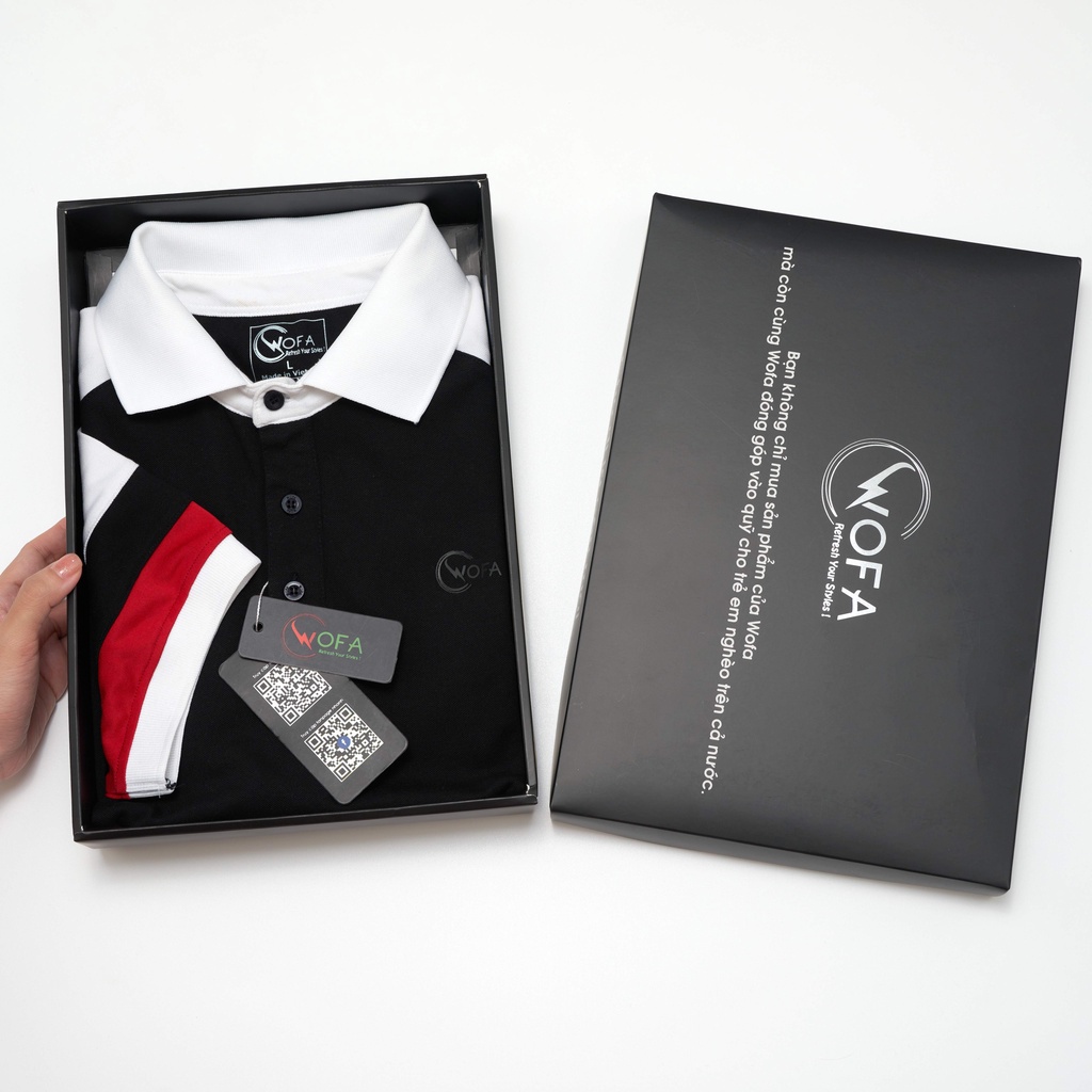 Áo Polo Nam Lascote Cao Cấp Wofa Cá Sấu Cotton CVC Dệt Riêng cho dân Gym - Polo Wodi