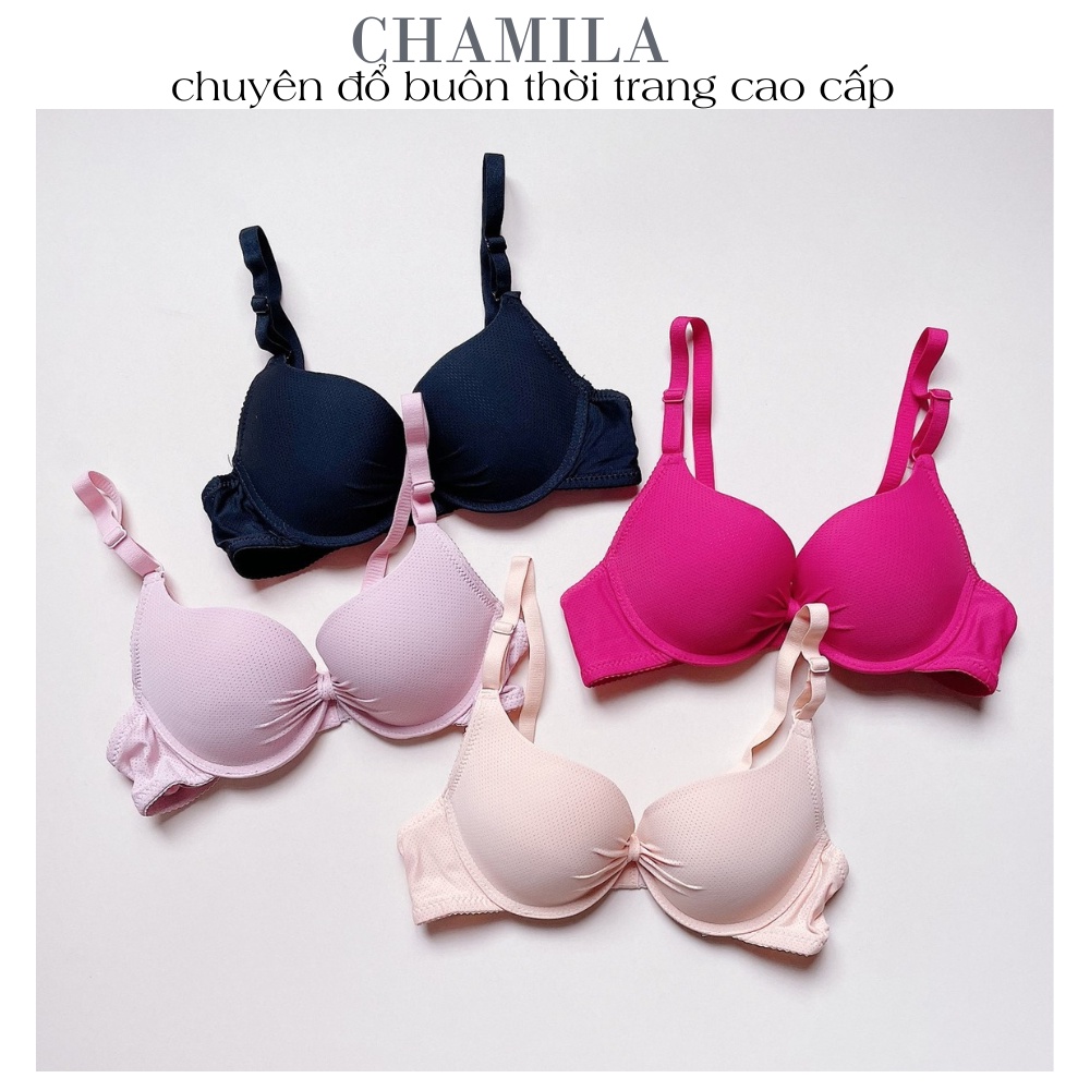 Áo Lót Nữ Mút Kép Nơ thông Hơi áo ngực có gọng Siêu Đẩy - Tạo Khe Quyến Rũ