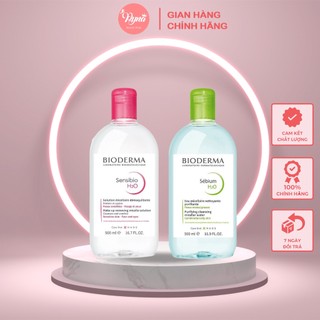 Nước tẩy trang bioderma crealine h2o - nước tẩy trang bioderma 100,500ml pyna beauty