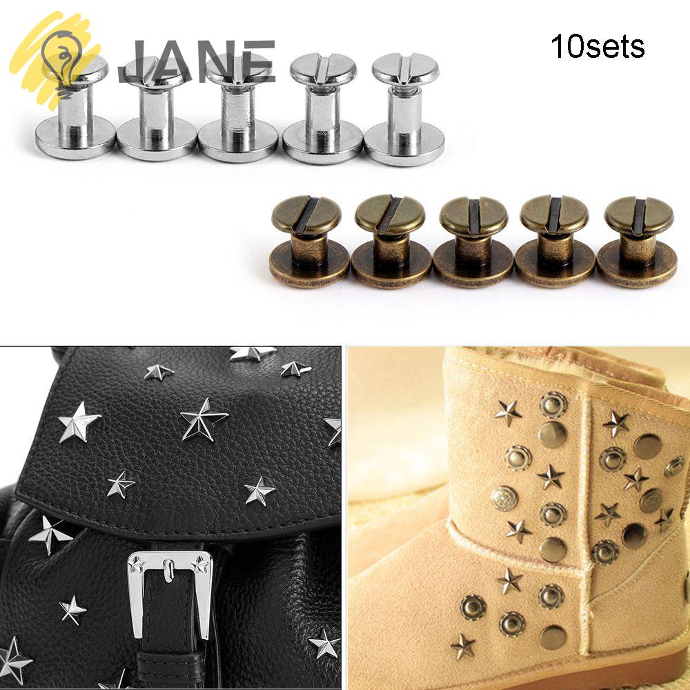 Bộ 10 cái đinh tán đầu đóng dùng cho trang trí giày dép / quần áo đa dụng