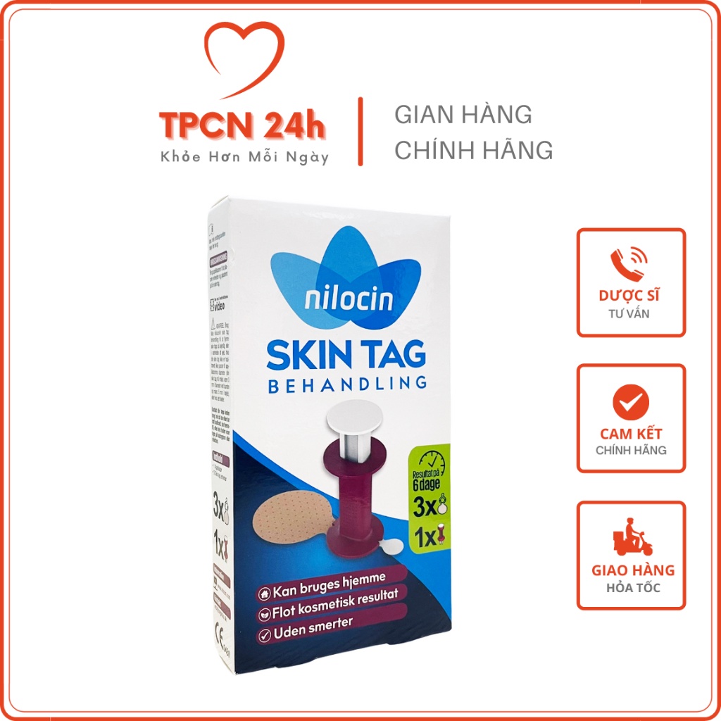 Nilocin Skin Tag - Miếng dán mụn thịt