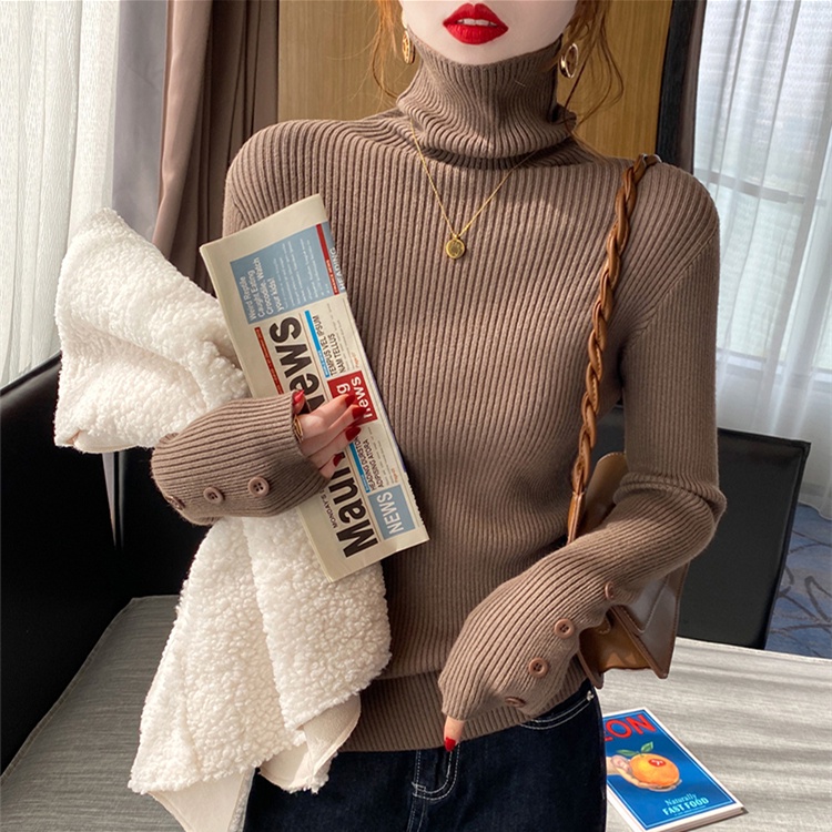 NRVP Áo Sweater Dài Tay Thiết Kế Đơn Giản Thời Trang Theo Phong Cách Hàn Quốc Cho Nữ