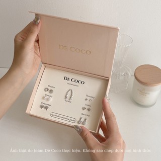 Set khuyên tai 7 ngày DECOCO ACC ACC (kèm hộp trang sức cao cấp) DECOCO ACC ACCESSORIES