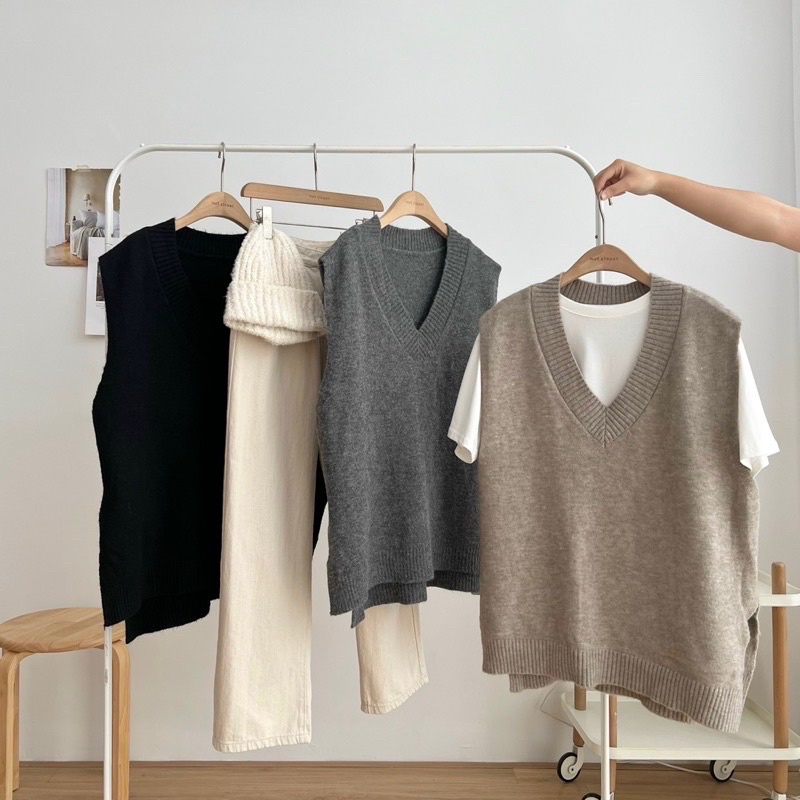 Áo Gile Len Nutcloset