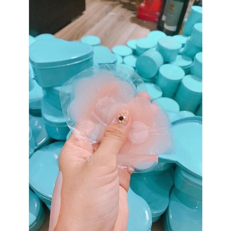 ⚡ SALE ⚡  Hộp Dán Ti - 10 Miếng Dán Ti Hình Cánh Hoa  Độ Dính Cao HAMYTP