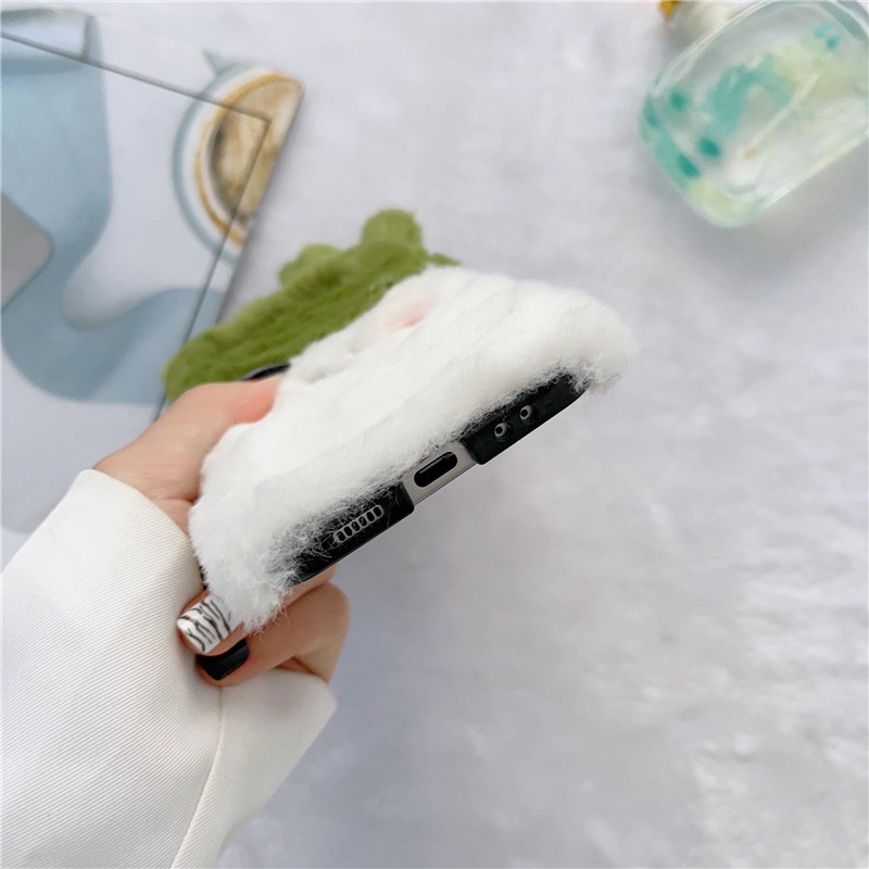 Ốp Điện Thoại Lông Xù Kiểu Hoạt Hình Đáng Yêu Chống Sốc Cho Samsung Galaxy Z Flip 4 3 5G Samsung Z Flip3 Flip4