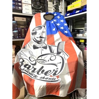 Áo choàng barber lá cờ Mỹ