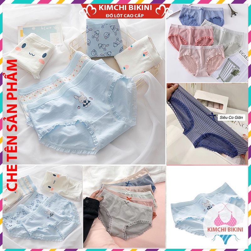 Quần Nót Cotton Nữ Hoạ Tiết Dễ Thương Cute BST Thu Đông KIMCHIBIKINI quần nhỏ cạp thấp mẫu mã đa dạng với nhiều màu sắc
