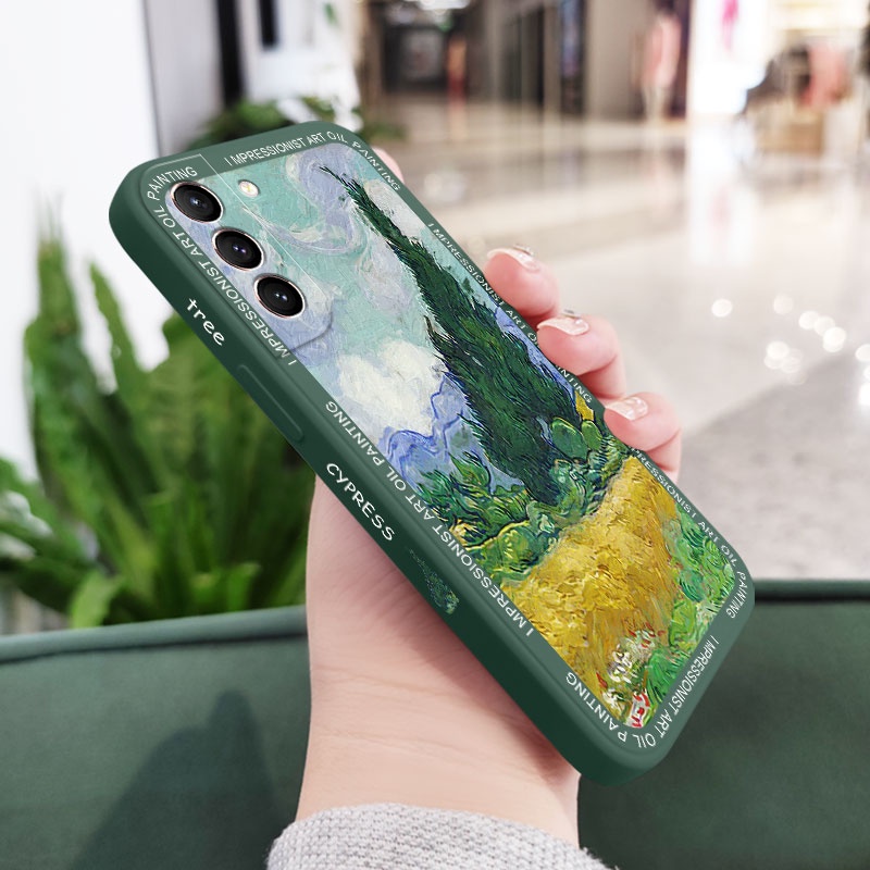 Ốp Điện Thoại Cảm Giác Chạm Thoải Mái Cho Samsung Galaxy S21 S20 FE Ultra Plus