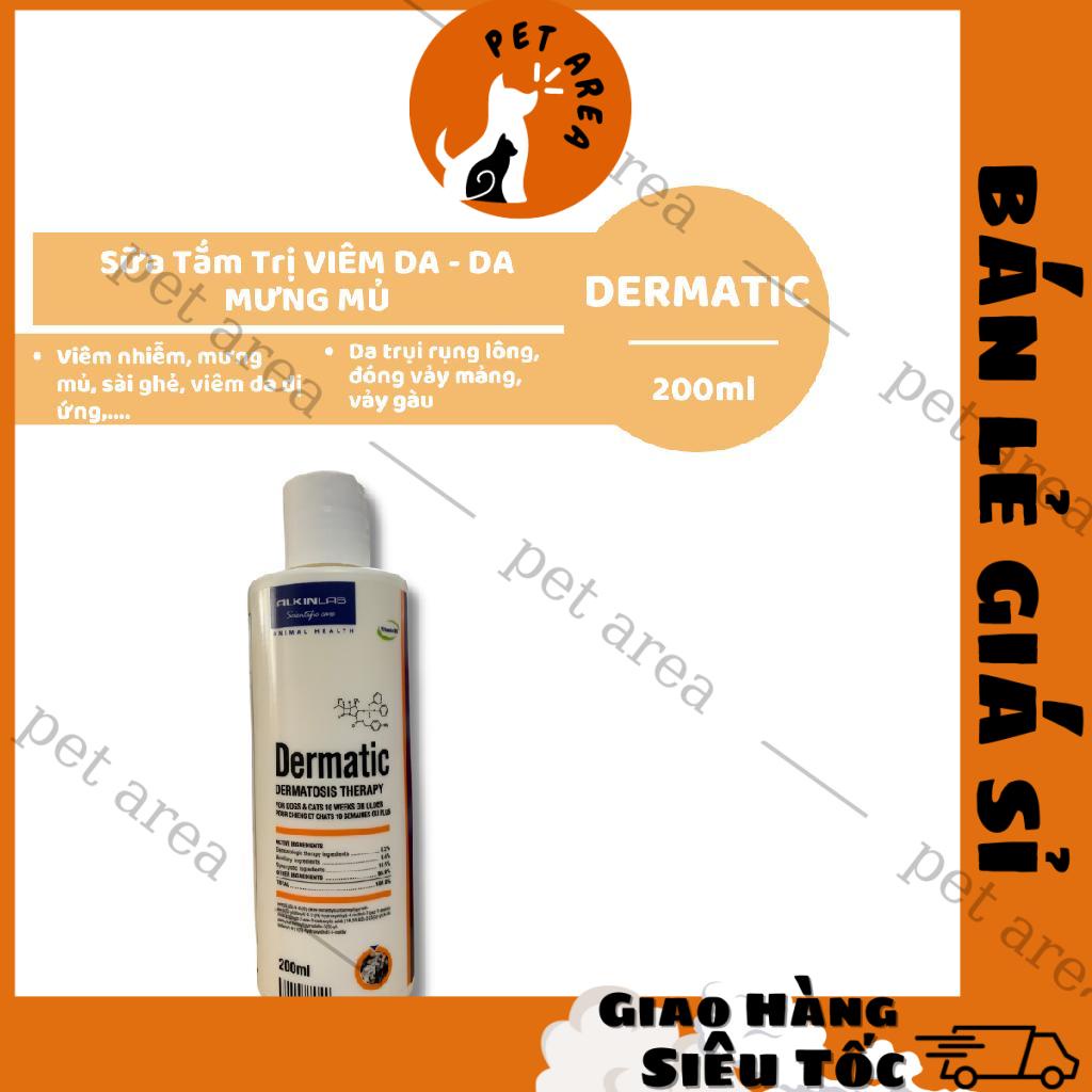 [Chính Hãng Kỳ Nam] Dầu Tắm Dermatic Trị Viêm Da Mưng Mủ, Sài Ghẻ, Nổi Mẩn Ngứa Đỏ Chai 200ml