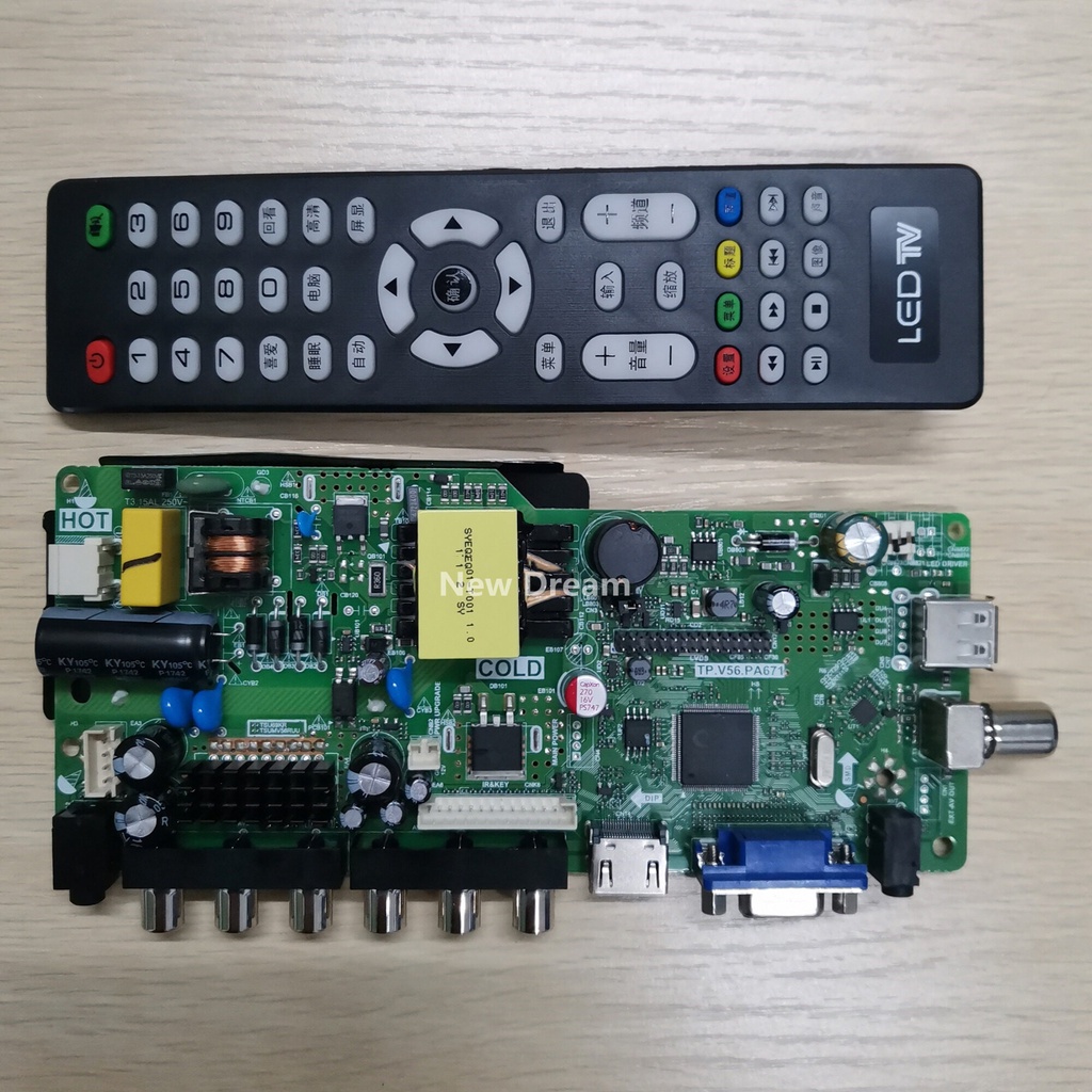 Cần Firmware số TP.V56.PA671 Trình điều khiển 3in1 Bảng điều khiển LCD đa năng Bảng mạch chủ TV Hỗ t