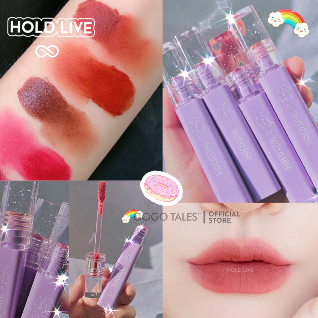 Son kem lì Hold Live mềm mịn lâu trôi Tím Maddie Bear HL460 chính hãng nội địa trung