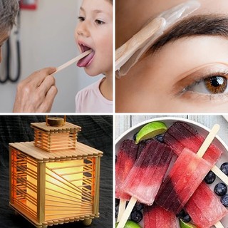 500gr que kem, que đè lưỡi, que gỗ làm mô hình handmade