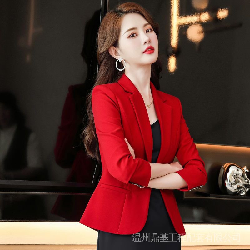 Áo Khoác Vest Ngắn Dáng Ôm Màu Hồng Thời Trang Xuân Thu 2022