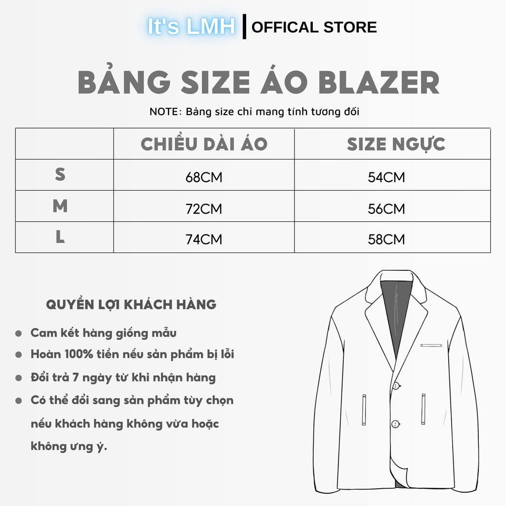 Áo Blazer Unisex Basic | BigBuy360 - bigbuy360.vn