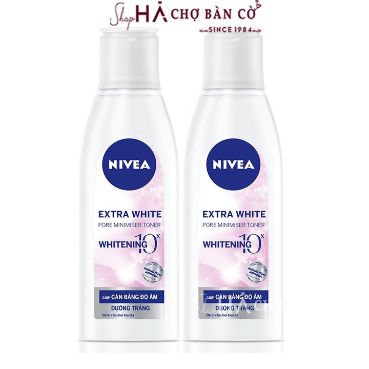 Nước Hoa Hồng NIVEA - Extra White/Bright Pore Minimiser Toner 200ml