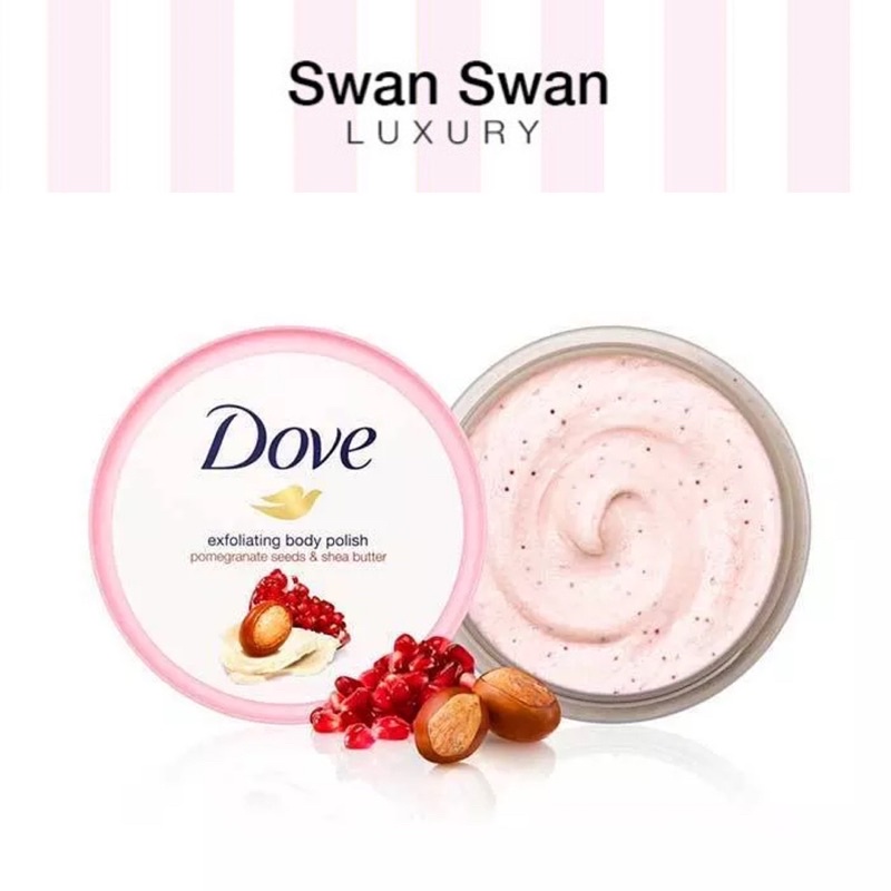 Tẩy Tế Bào Chết Body Polish Dove Hương Thơm Ngất 225ml