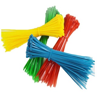 Dài 15cm - Bịch 100 dây thít nhựa, tự chọn màu sắc
