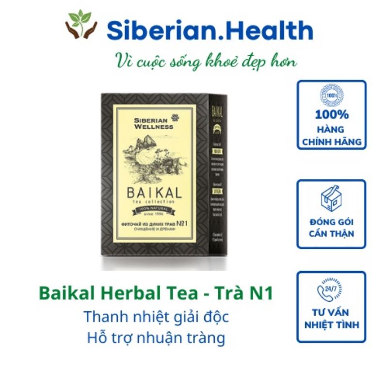 [Trà gan ruột thận N1] trà thảo mộc  Baikal tea collection herbal tea N1 của siberian