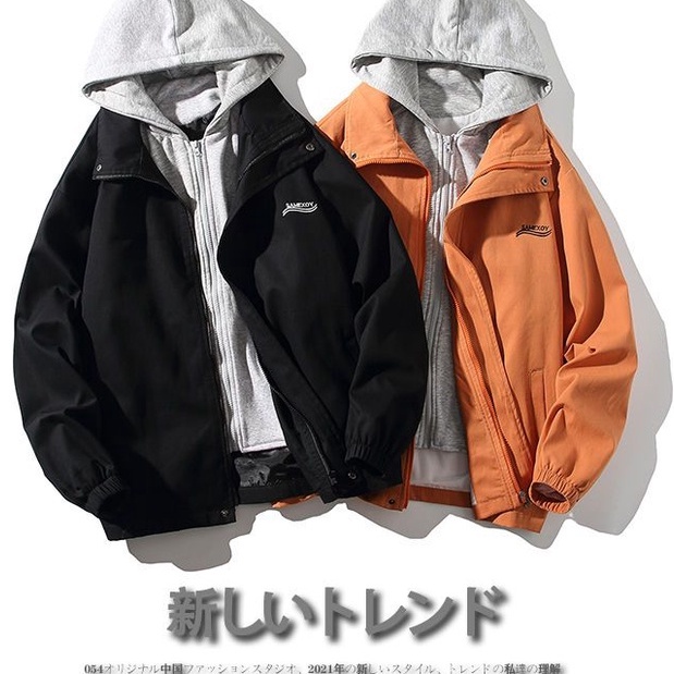 Áo Khoác nam áo khoác áo thun nam hoodie Bóng Chày Hai Lớp Có Mũ Trùm Dáng Rộng Chất Lượng Cao Hàng Mới Dành Cho Nam Và Nữ