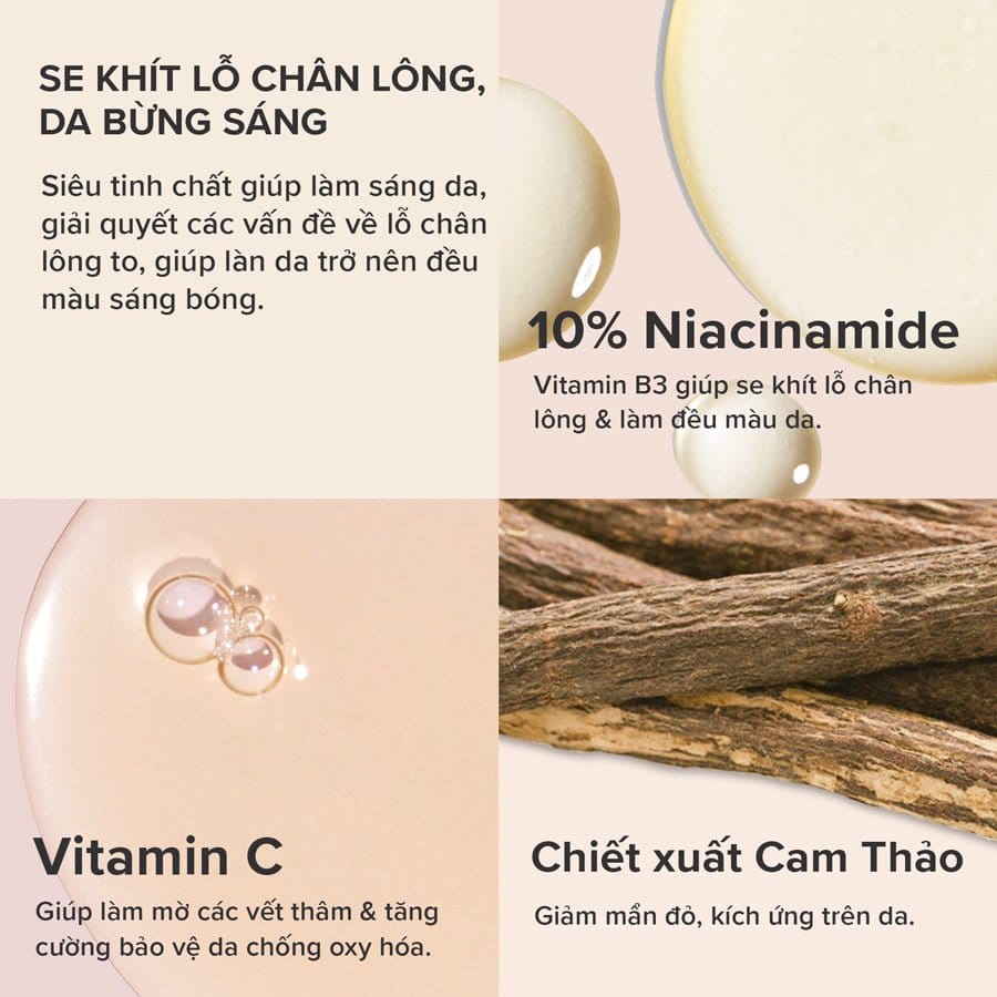 Tinh Chất Se Khít Lỗ Chân Lông Và Làm Sáng Da Paula's Choice 10% Niacinamide Booster 20ml