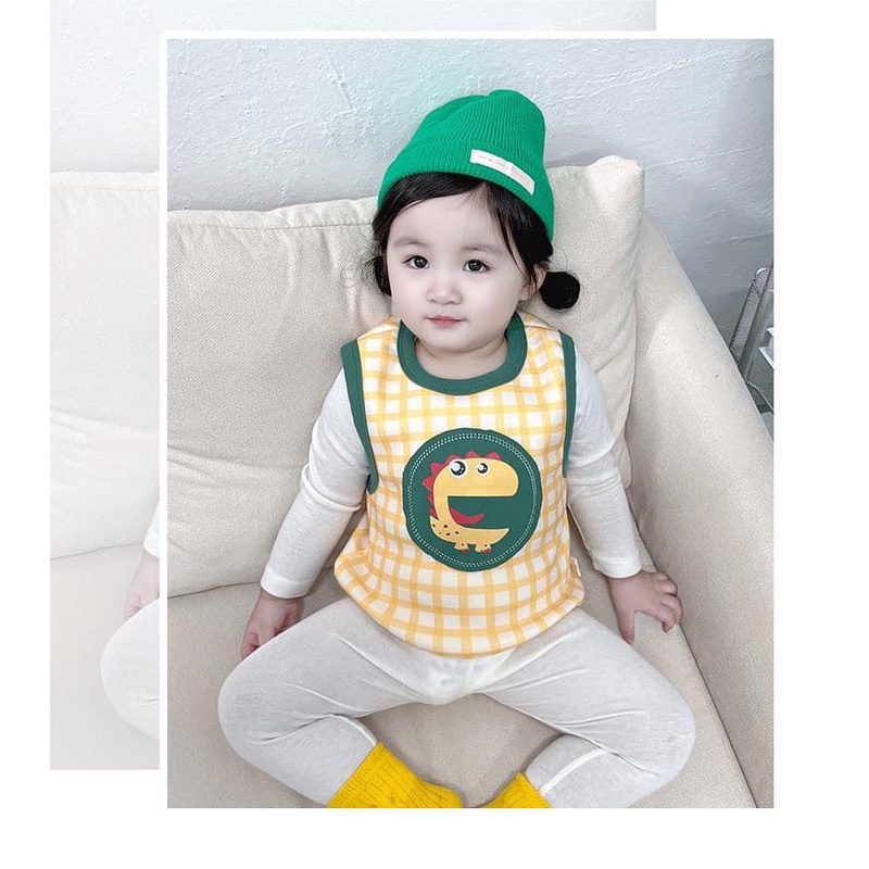 ÁO GILE NỈ NHIỀU HÌNH XINH XẮN CHO BÉ- HÀNG QCCC