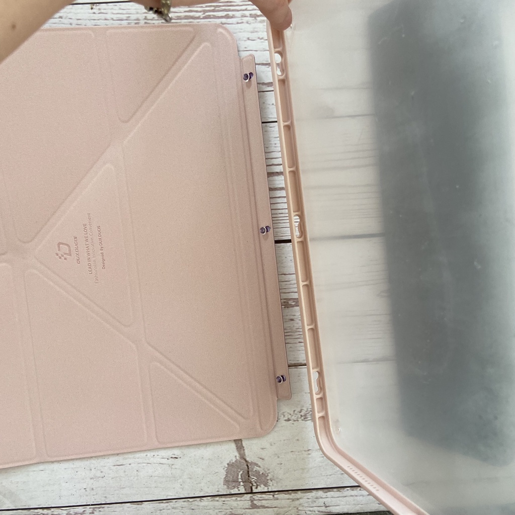 Bao da DUX DUCIS iPad Air 5 / Air 4  10.9 inch  - Lưng trong, Có Khay Bút -