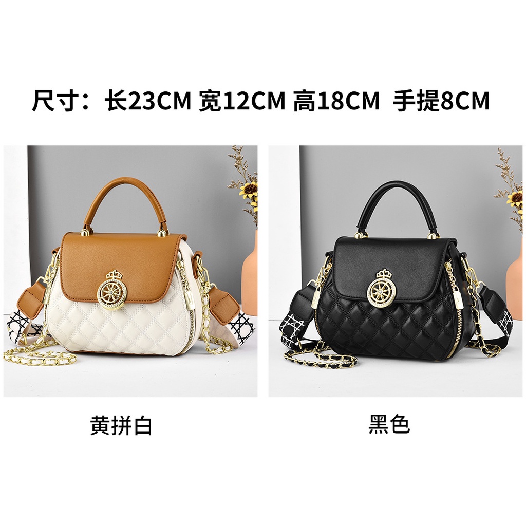 Túi Xách Đeo Vai Hình Vuông Cỡ Nhỏ Thêu Họa Tiết Đơn Giản Phong Cách Hàn Quốc Thời Trang Cho Nữ