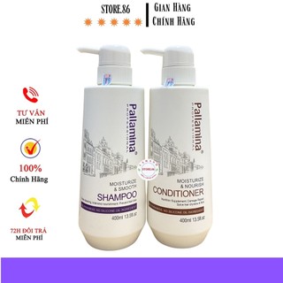 PALLAMINA Dầu Gội kiềm dầu sạch gàu phục hồi, mềm mượt chống gẫy rụng tóc, size: 400ml – 1000ml