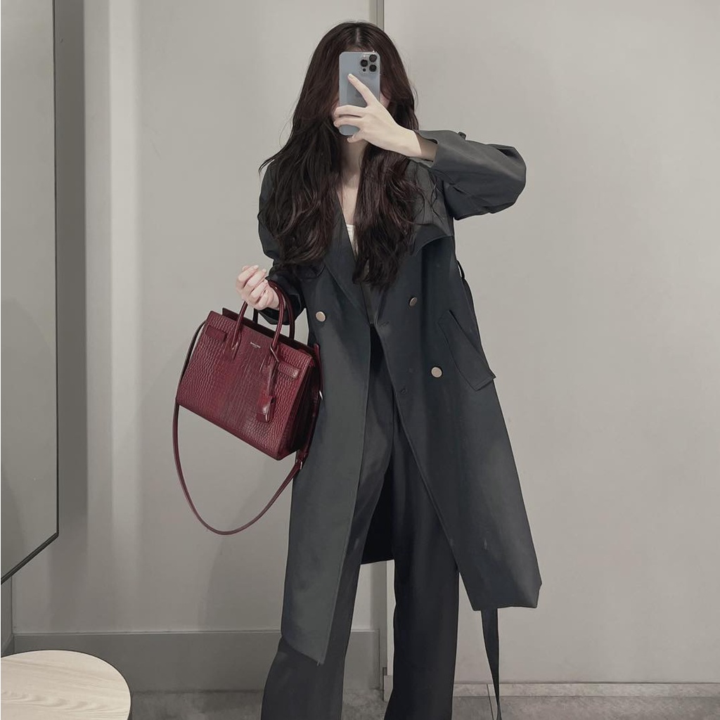 Mangto dáng dài QCCC chất kaki loại 1 YANXUA