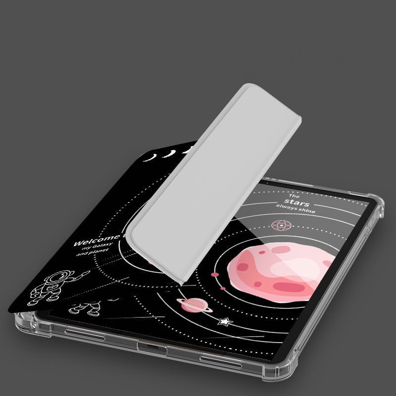 Ốp Máy Tính Bảng Mềm Hình Hành Tinh Có Khe Đựng Bút Cho iPad GEN7 / 8 / 9 10.2 "GEN10 10.9" Pro11 "Pro12.9" 2022 Air4 Air5 Air3 mini6