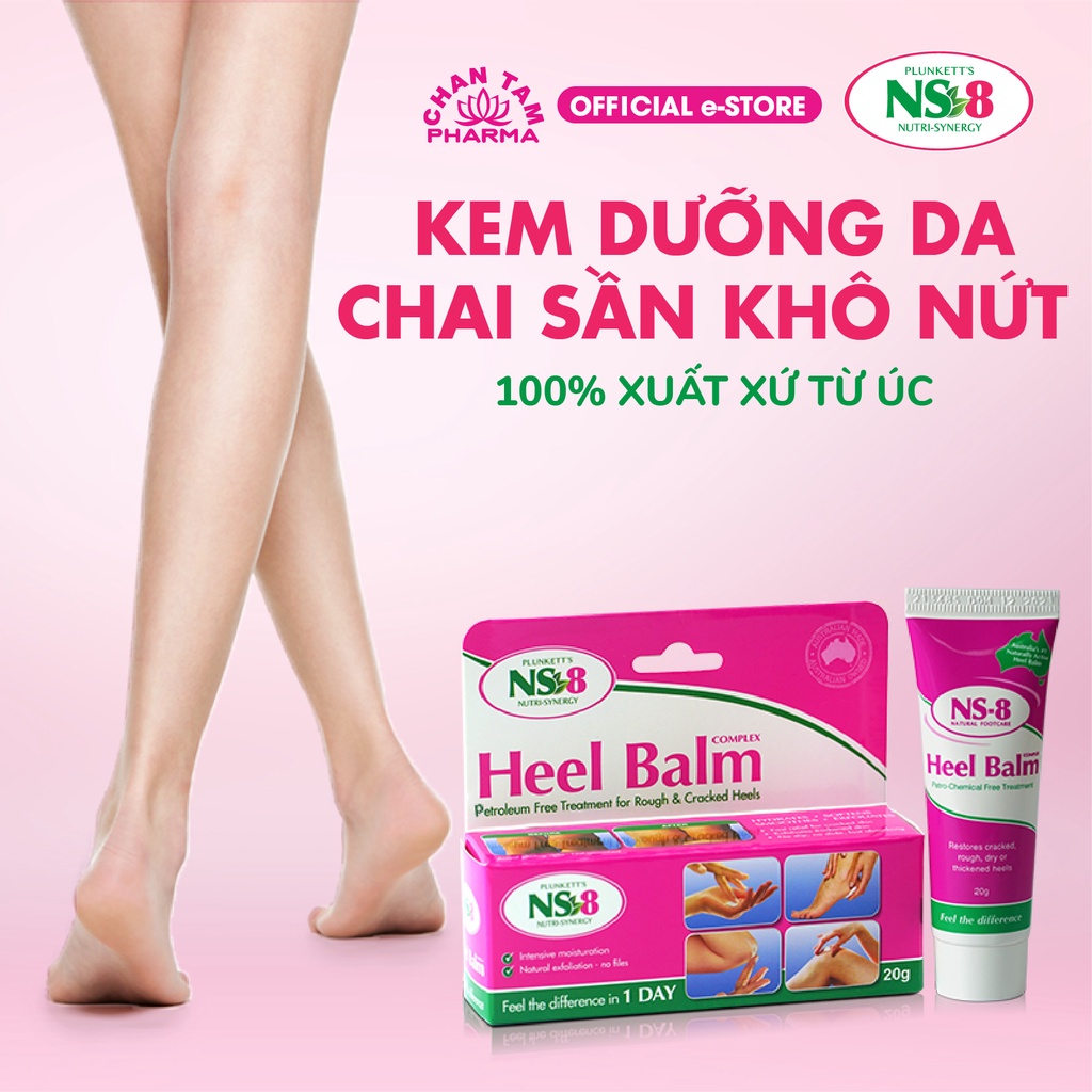 Kem dưỡng ẩm, tẩy tế bào chết, dưỡng da tay chân NS-8 HEEL BALM