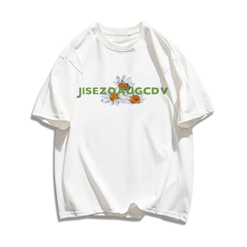 NUZIRO Áo Thun Tay Ngắn In Chữ  Thời Trang Dành Cho Nữ