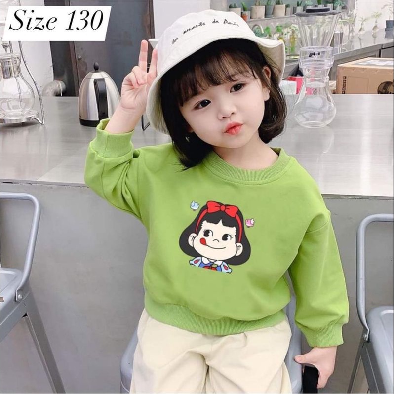 H159 - Áo Nỉ Dài Tay Cho Bé Họa Tiết Ngộ Nghĩnh