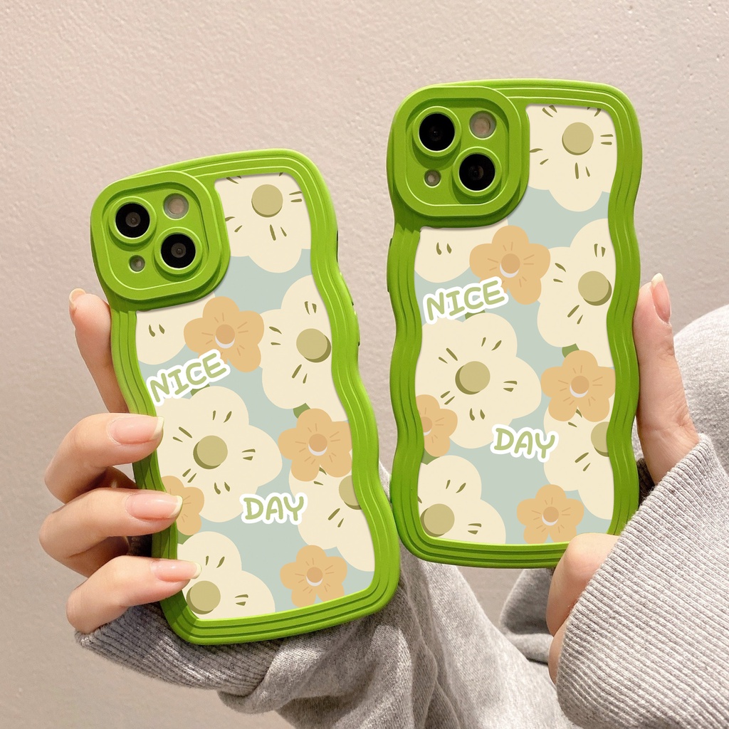 Ốp Điện Thoại In Hoa Chống Rơi Chống Dấu Vân Tay Cho iPhone 7 / 8plus 6plus 13Pro 14 11 12Promax 8 13 12Pro XR X XSMax 14plus