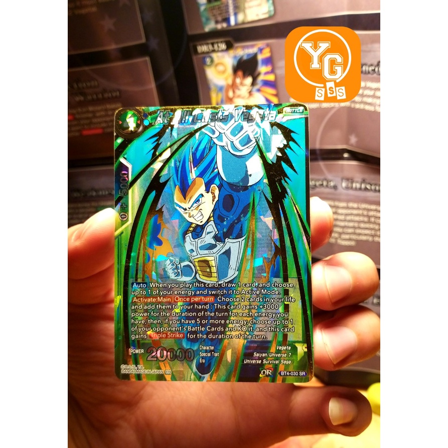 Chính hãng Bandai At All Costs Vegeta - BT4-030 - Super Rare