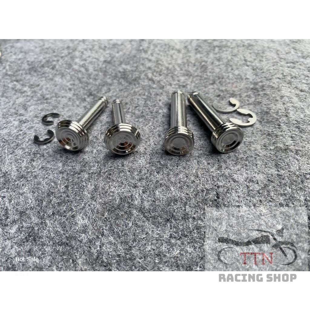 Bộ 2 ốc cốt xỏ gác chân SALAYA mẫu V2 chất liệu inox lắp cho xe HONDA, YAMAHA