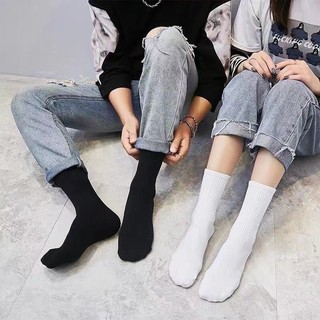 Tất cổ cao nam nữ Basic Trơn thời trang unisex nam nữ phong cách Hàn Quốc