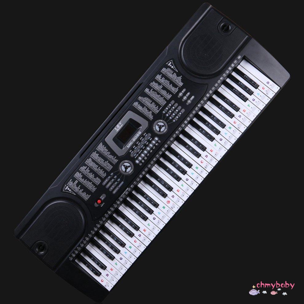 Miếng Dán Bàn Phím Piano Cho Đàn 88 61 54 Chữ Lớn Có Thể Tháo Rời Ghi Chú Nhãn Dành Người Mới Bắt Đầu Trẻ Em [O/12]